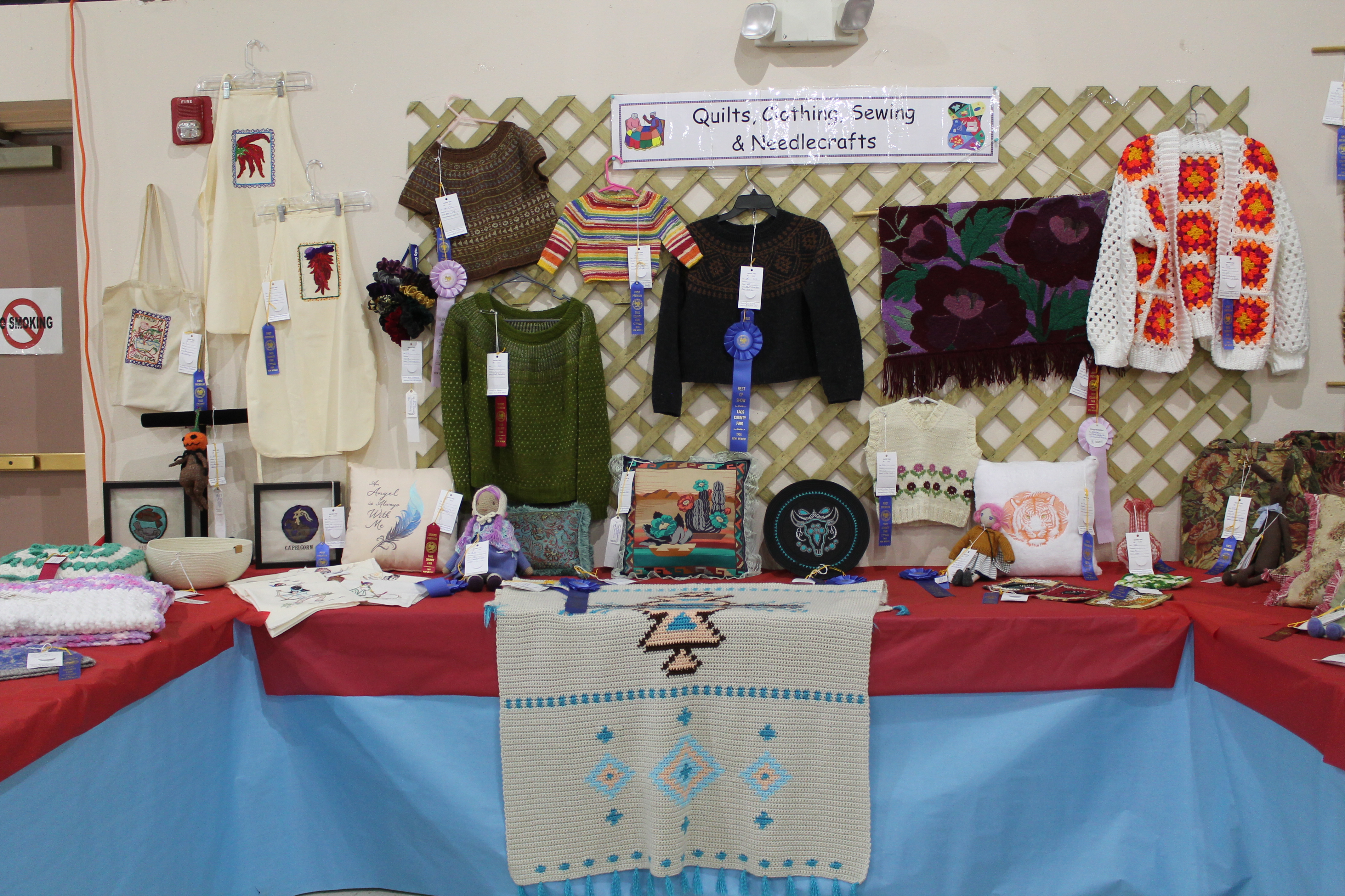 Taos County Fair 2024 Quilt, Clothing, Sewing, & Needlecraft Entries on Display at the Fair-Juan I. Gonzales Agricultural Center-Taos, NM